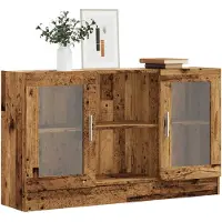 vidaXL Sideboard Altholz-Optik 120x30,5x70 cm Holzwerkstoff