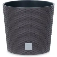 Prosperplast Blumentopf RATO ROUND Braun 30 cm