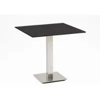 Niehoff Bistro Tisch quadratisch 81x81cm, HPL Granit-Design
