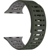 Cover-Discount Apple Watch 42/41/40mm - Silikon Sportarmband zweifarbig
