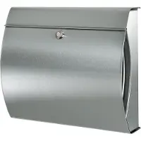 Burg wachter Briefkasten "Verona 3844 ES", mit integriertem Zeitungsfach, A4 Einwurf-Format