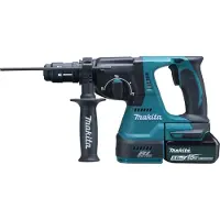 Makita DHR243RTJ, Schwarz, Blau, Überlastschutz, 2,4 cm, 9500 RPM, 2 J, 4700 BPM