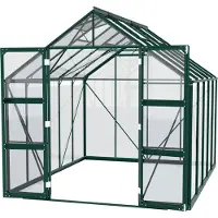 Pergart Vitavia Gewächshaus "Domus 8300" smaragd 8,3 m² 3 mm ESG