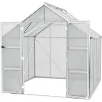Pergart Vitavia Gewächshaus "Domus 6700" aluminium 6,7 m² 4 mm HKP