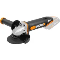 WORX WX803.9 Akku Winkelschleifer 20 V 125 mm Solo - ohne Akku, ohne Ladegerät