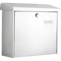 BURG-WÄCHTER Briefkasten Comfort, Stahlblech verzinkt, weiß