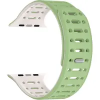 Cover-Discount Apple Watch 42/41/40mm - Silikon Sportarmband zweifarbig