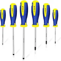 S&R Schraubendreher 250681106, Set, Schlitz, Kreuzschlitz, 6-teilig