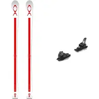 XO Skis - Ski Set inkl. Bdg. - Pistenski - Pack XO V3 L White Red 2024 aus Holz - Weiß