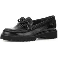 Gabor 55.240 Damenschuhe - elegante Slipper - Halbschuhe schwarz Elegant NEU