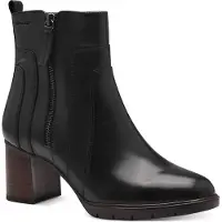 Tamaris Damenschuhe Stiefeletten Reißverschluss Schwarz Freizeit
