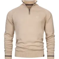 INDICODE JEANS Indicode Strickpullover Herren Baumwolle beige, L 761058-0002-09940