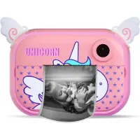 VR Shinecon Kinderkamera Zoo Family Einhorn Rosa