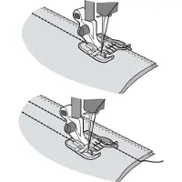 Husqvarna Transparenter Nahtzugabenfuss