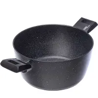 Moneta Etnea, 4,5 l, Rund, Schwarz, Aluminium, Artech Stone, Schwarz