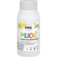 Kreul Spezialkleber Mucki, Kinder-Serviettenkleber, wasserlöslich, 750ml