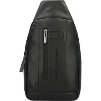 Piquadro Urban Convertible Mono Sling Bag Black