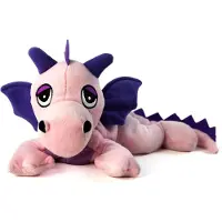 Habibi Plush Classic Wärmetier Glücksdrache rosa Kuscheltier Wärmekissen Wärmflasche