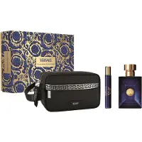 Versace Pour Homme Dylan Blue Zestaw Woda toaletowa, 100 ml + Woda toaletowa, 10 ml + Kosmetyczka