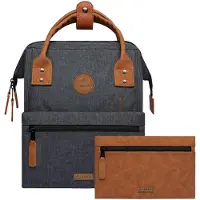 Cabaia Freizeitrucksack Rucksack mit Laptopfach Adventurer Essentials Backpack 10L London dunkelgrau