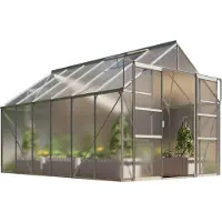 Pergart Vitavia, Aktionsangebot (inkl. 100 Euro Zubehör): Gewächshaus "Mars 9900", aluminium eloxiert, 9,9 m², 4 mm HKP