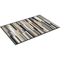 Kleen-Tex Fußmatte "Mikado Stripes", rechteckig, 7 mm Höhe, Schmutzfangläufer, modernes Streifen Design, rutschhemmend, waschbar