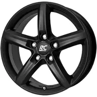 RC Design 15 Zoll Alufelge RC24 15"x6" 4x108 PCD ET47.5 63,4mm Felge Matt Schwarz