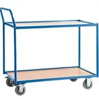 ROLLCART Tischwagen, 2 Etagen, L 990 x B 590 mm