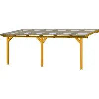 Skanholz Terrassendach "Andria", Leimholz