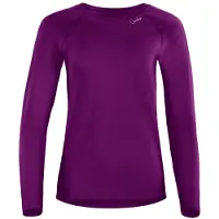 Winshape Langarmshirt "AET118LS", Damen, Gr. L, lila (schwarz plum), 85% Polyester, 15% Elasthan, Rundhals, Shirts Langarmshirt, Functional Light and Soft Long Sleeve Top