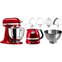 KitchenAid Küchenmaschine "5KSM175PSECA LIEBESAPFEL-ROT" Gratis Wasserkocher, 2. Schüssel, Flexirührer (Wert ca. 347,-UVP)