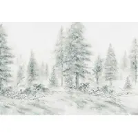 Architects Paper Fototapete "Atelier 47 Aquarel Forest 2" Wald glatt Vlies, Wand, Schräge, Decke