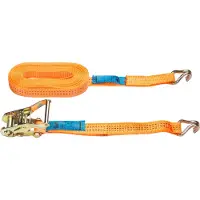Connex Zurrgurt "Zweiteilig - 3000 kg maximale Belastbarkeit", Spannratsche & Spitzhaken - Aus Polyester