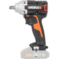 WORX WX272.9 Bürstenloser 20V Schlagschrauber mit 300Nm Drehmoment und 3-Gang-Ge