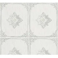 Architects Paper Textiltapete "Tessuto" Barock gemustert ornamental leicht strukturiert Tapete Barock Tapeten Wohnzimmer Schlafzimmer Küche modern Design Büro