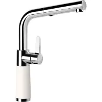 Schock Küchenarmatur "SC-540 SB" ausziehbar, Strahl-Brause, Rückflussverhinderer, Schwenkbereich 120
