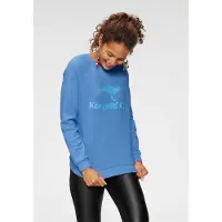 Kangaroos Sweatshirt, Langarm, figurumspielender Schnitt, mit Print, Rundhalsausschnitt