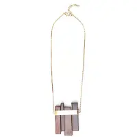 Collezione alessandro Kette mit Anhänger "Aminata" geometrische Formen