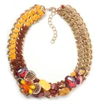 Collezione alessandro Kette mit Anhänger "Tonie" mit Blütenapplikation
