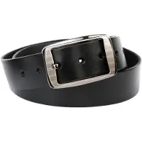 Anthoni Crown Ledergürtel , Damen, Gr. 105, schwarz, Leder, unifarben, Gürtel Ledergürtel