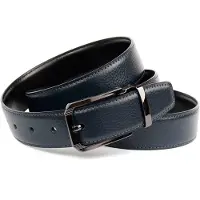 Anthoni Crown Ledergürtel , Herren, Gr. 100, schwarz, Rindsleder, unifarben, Gürtel Ledergürtel