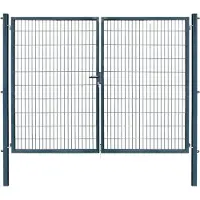 Arvotec Zaundoppeltür "ESSENTIAL" Breite: 300 cm, Höhe: 80 - 200 cm, zum Einbetonieren