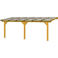 Skanholz Terrassendach "Andria", Leimholz