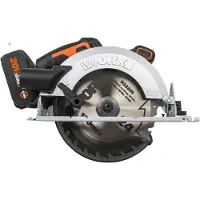 WORX Akku-Handkreissäge "WX520 NITRO" 190 mm Sägeblatt, 0-57 Schrägschnitte, inkl. Akku & Schnellladegerät