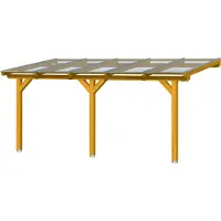 Skanholz Terrassendach "Andria", Leimholz