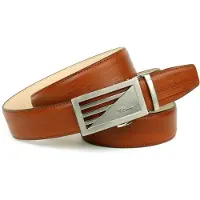 Anthoni Crown Ledergürtel , Herren, Gr. 100, braun (cognac), Rindsleder, unifarben, Gürtel Ledergürtel