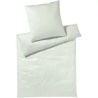 Elegante Mako-Jersey-Bettwäsche-Garnitur Plaisir Farbe Hellgrün Größe 135x200+80x80