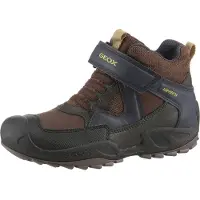 Geox Jungen J New Savage Boy B A Schuhe, Brown Navy, 26 EU