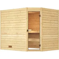 Weka Massivholzsauna VALIDA Eck 3 GT, OS 7.5 x B x T x H x 239 x 189 x 204