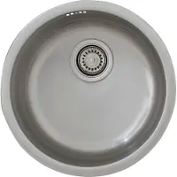 Respekta Edelstahl Einbauspüle Spülbecken Rundbecken Küchenspüle Spüle Portland